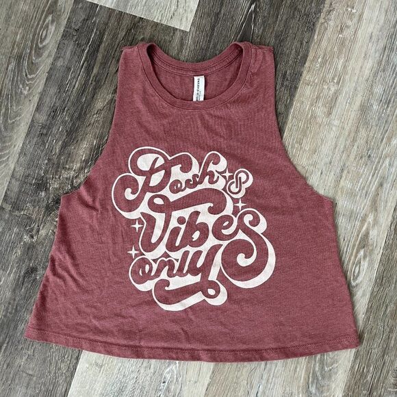 Posh Vibes Crop Tank Top - SMALL - Picture 4 of 10